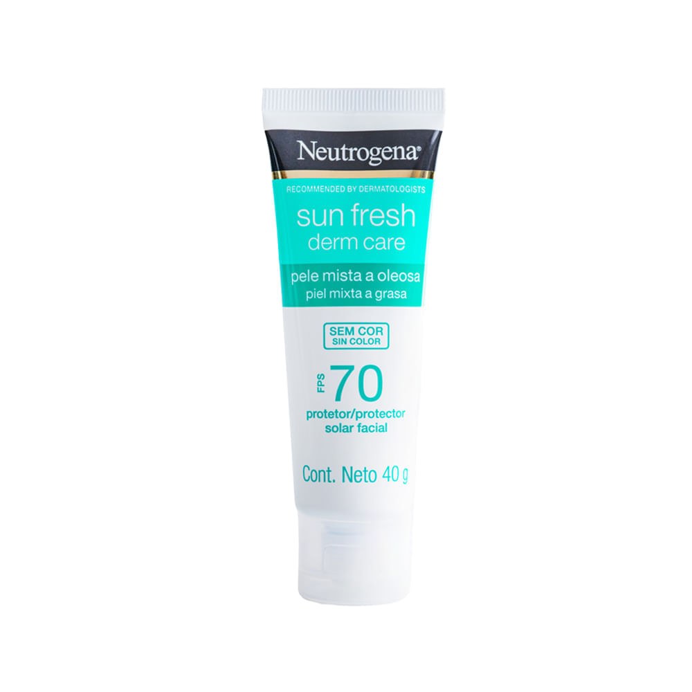 Neutrogena - Kit Sun Fresh Derm Care - Protetor Solar Facial Pele Oleosa FPS 70 40g 2 Unidades — imagem 2 | Farmácia Resyla