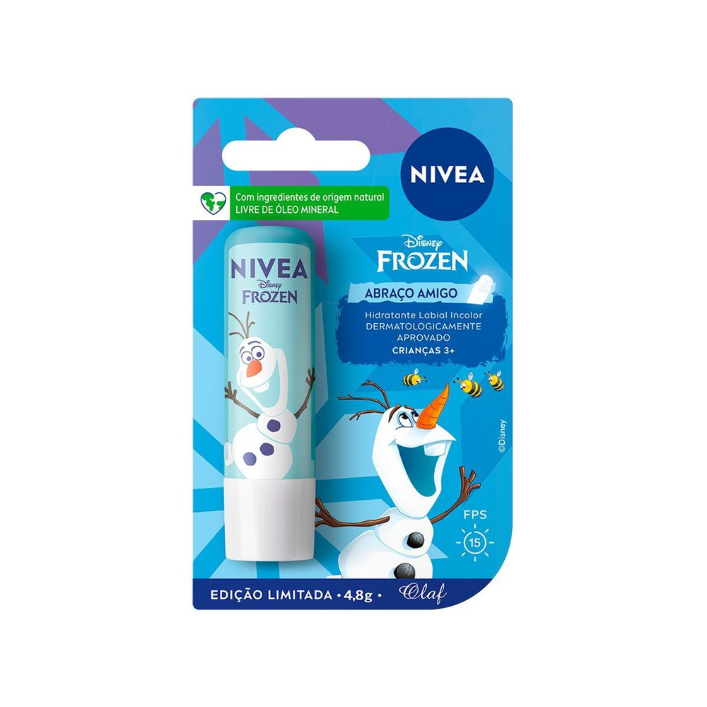 NIVEA Hidratante Labial Incolor 4,8g - Ed. Limitada Disney Olaf — Nivea | Farmácia Resyla