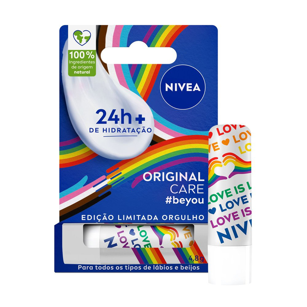 NIVEA Hidratante Labial Original Care Orgulho 4,8g — Nivea | Farmácia Resyla