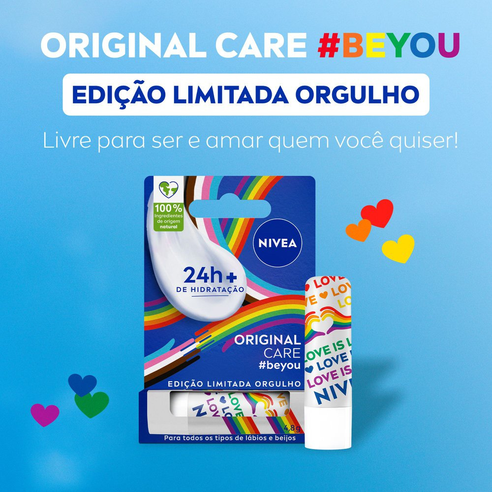 NIVEA Hidratante Labial Original Care Orgulho 4,8g — imagem 2 | Farmácia Resyla
