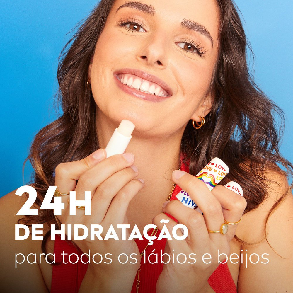 NIVEA Hidratante Labial Original Care Orgulho 4,8g — imagem 3 | Farmácia Resyla