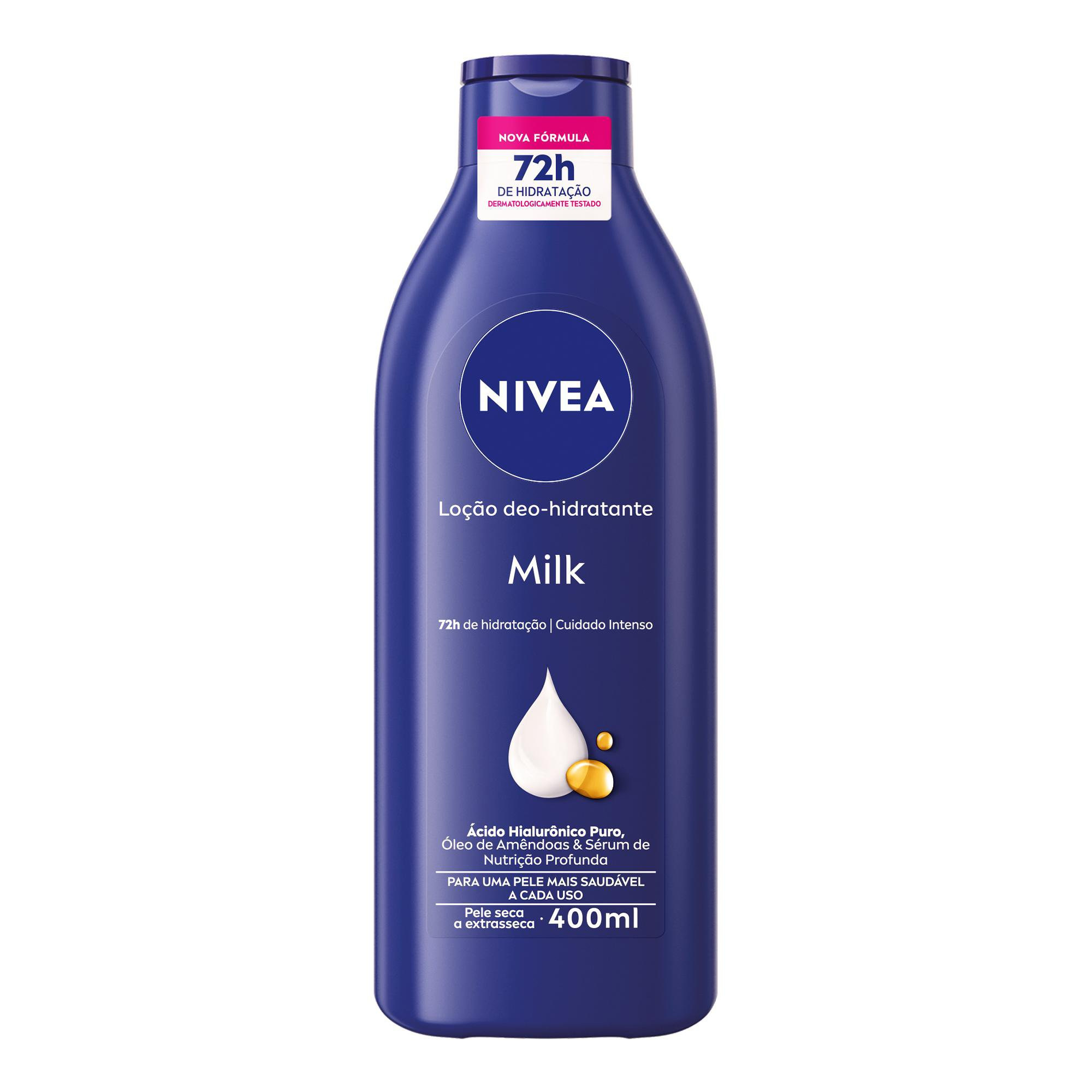 NIVEA Loção Hidratante Milk Pele Seca a Extrasseca 400ml — Nivea | Farmácia Resyla