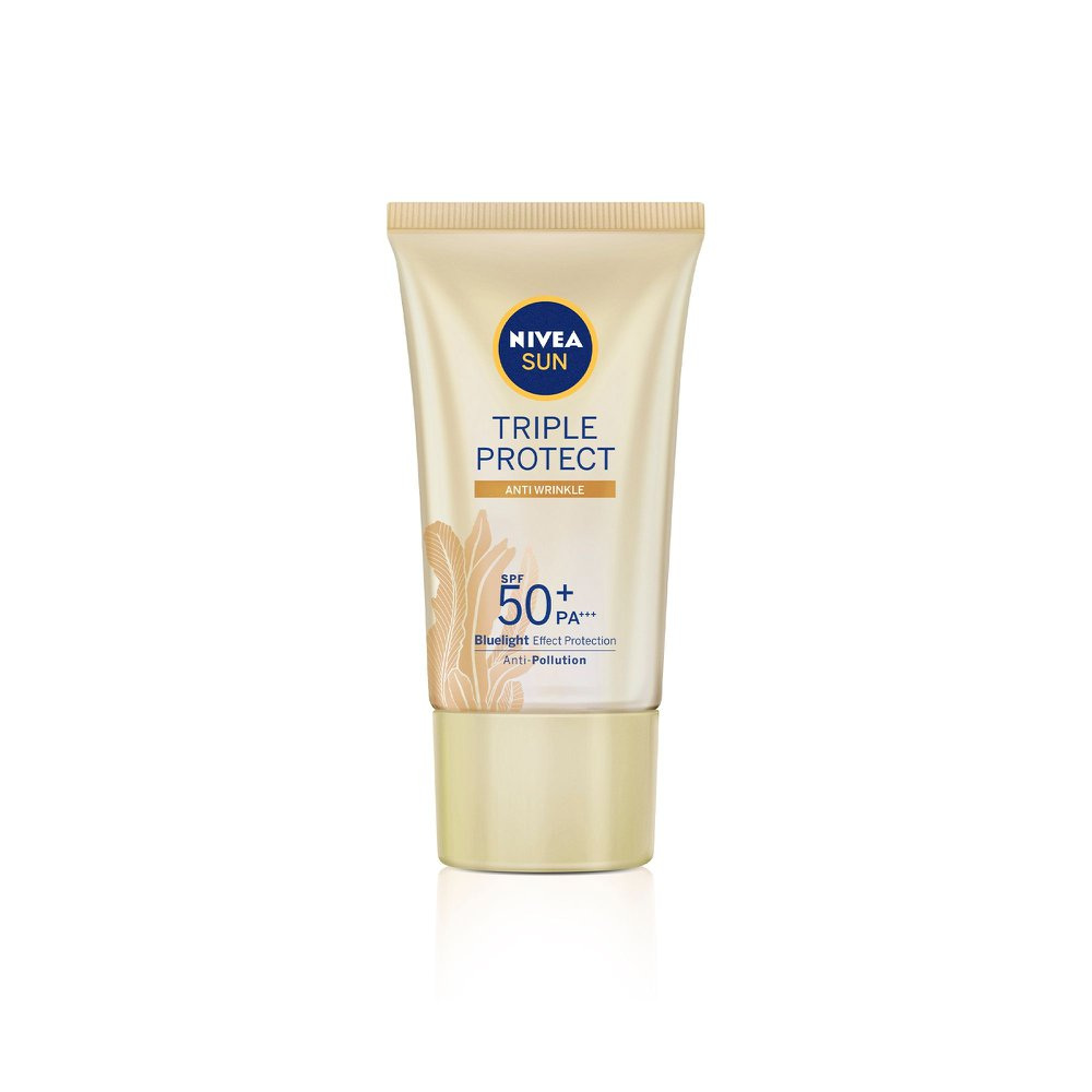 NIVEA SUN Protetor Solar Facial Tripla Proteção Loção Antissinais FPS 50 40ml — Nivea | Farmácia Resyla