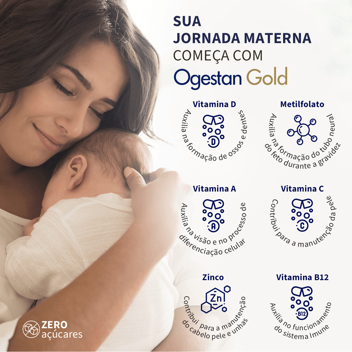 Ogestan Gold 30 Cápsulas Moles — imagem 3 | Farmácia Resyla