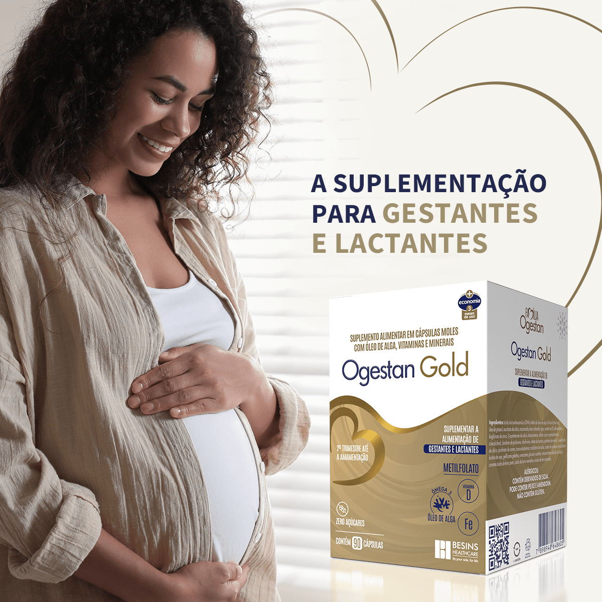 Ogestan Gold 90 Cápsulas Moles — imagem 2 | Farmácia Resyla