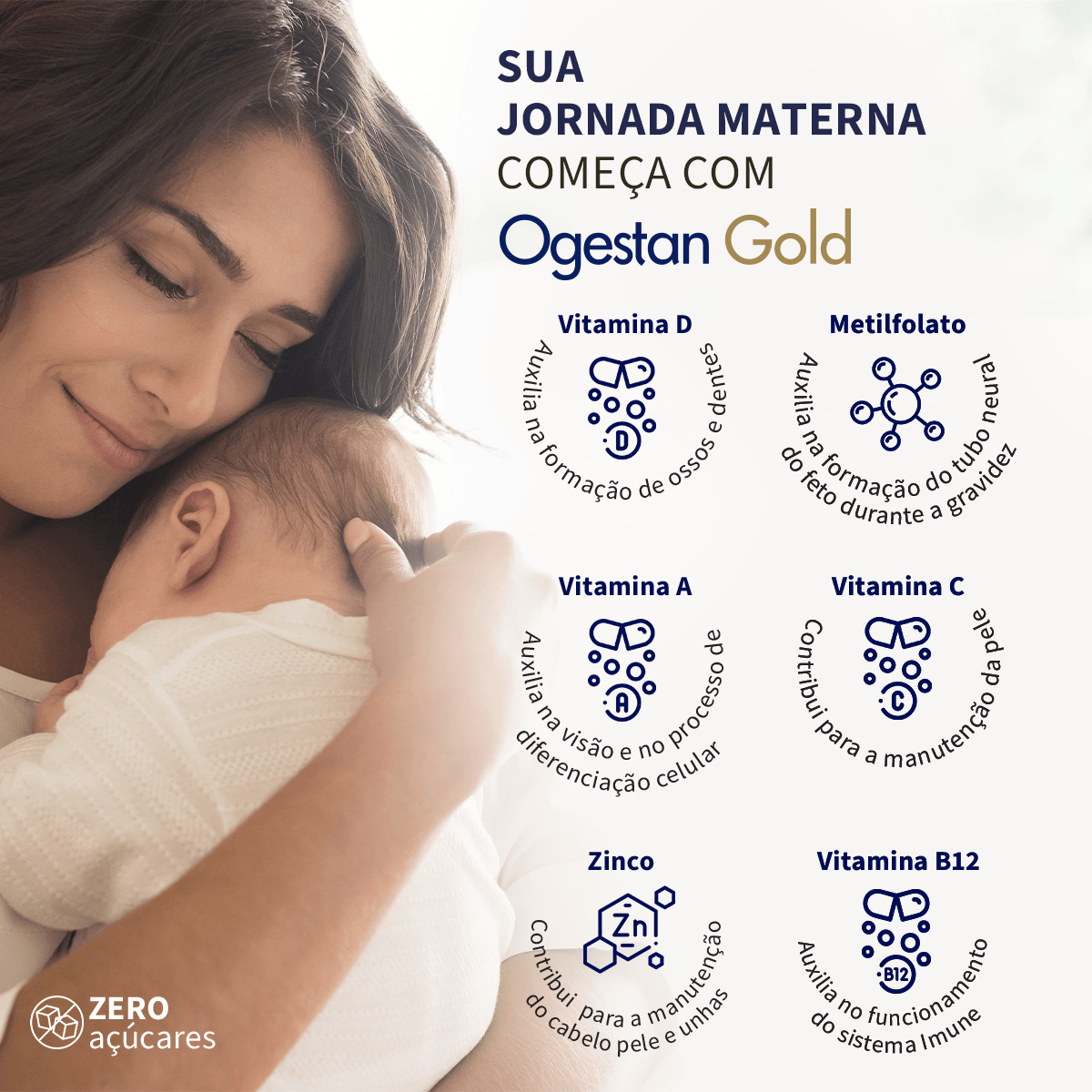 Ogestan Gold 90 Cápsulas Moles — imagem 3 | Farmácia Resyla
