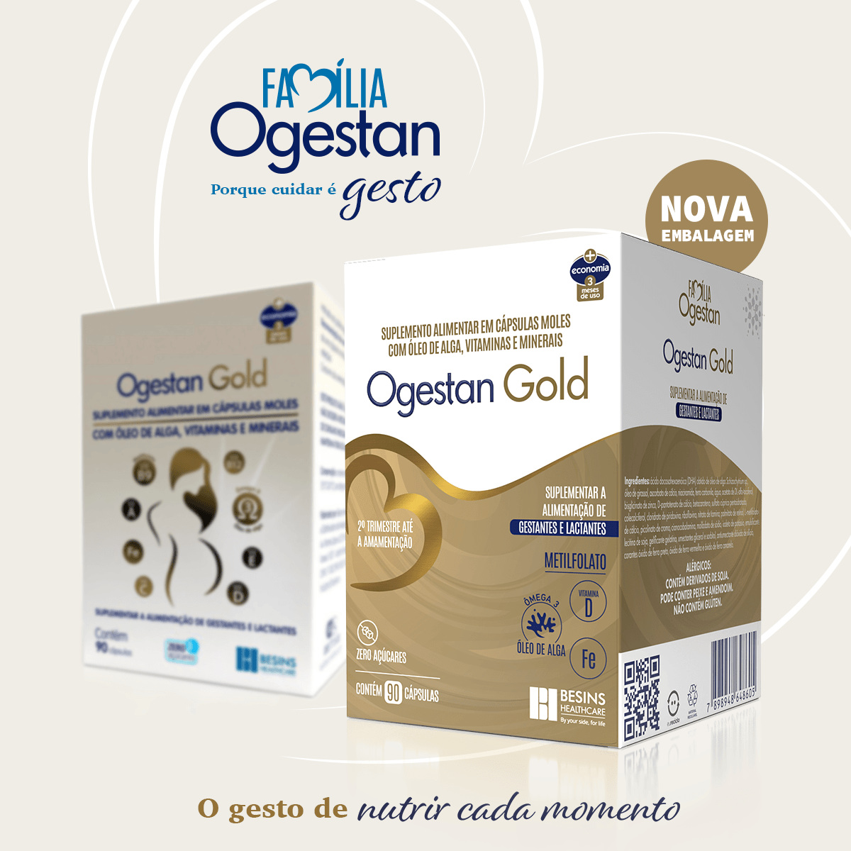 Ogestan Gold 90 Cápsulas Moles — imagem 4 | Farmácia Resyla
