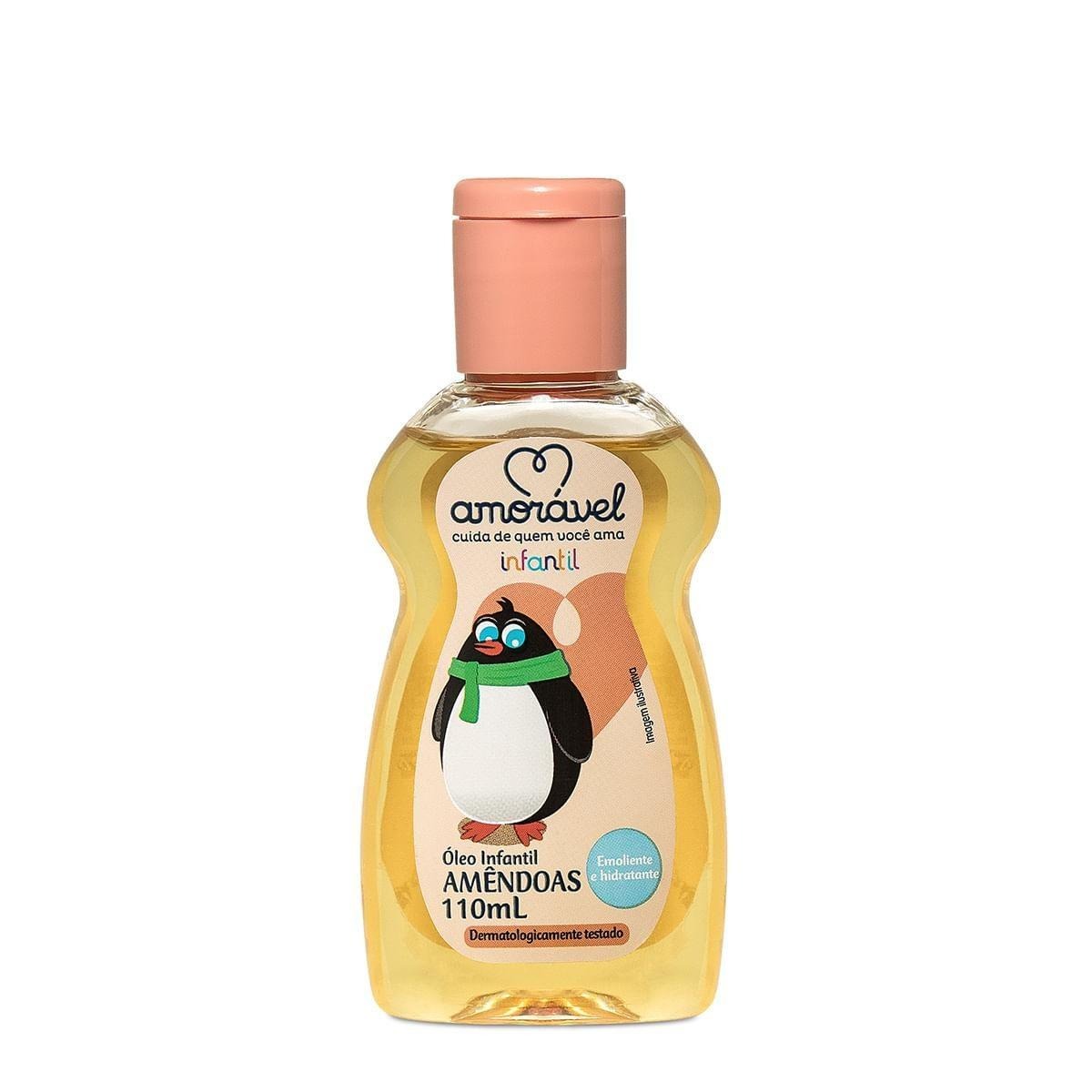 Óleo Amêndoas Doces Amoravel Baby 110ml 1 Unidade — Amoravel | Farmácia Resyla
