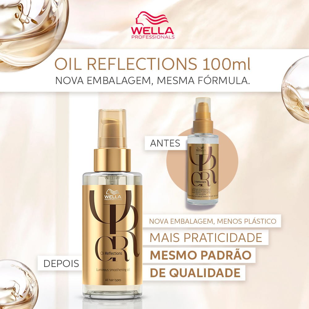 Óleo Capilar Wella Professionals Oil Reflections 100 ml — imagem 3 | Farmácia Resyla