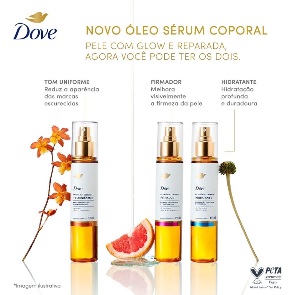 Óleo Corporal Dove Sérum Deo Pró-Ceramidas E Óleo De Marula Hidratante Spray 150ml — imagem 3 | Farmácia Resyla