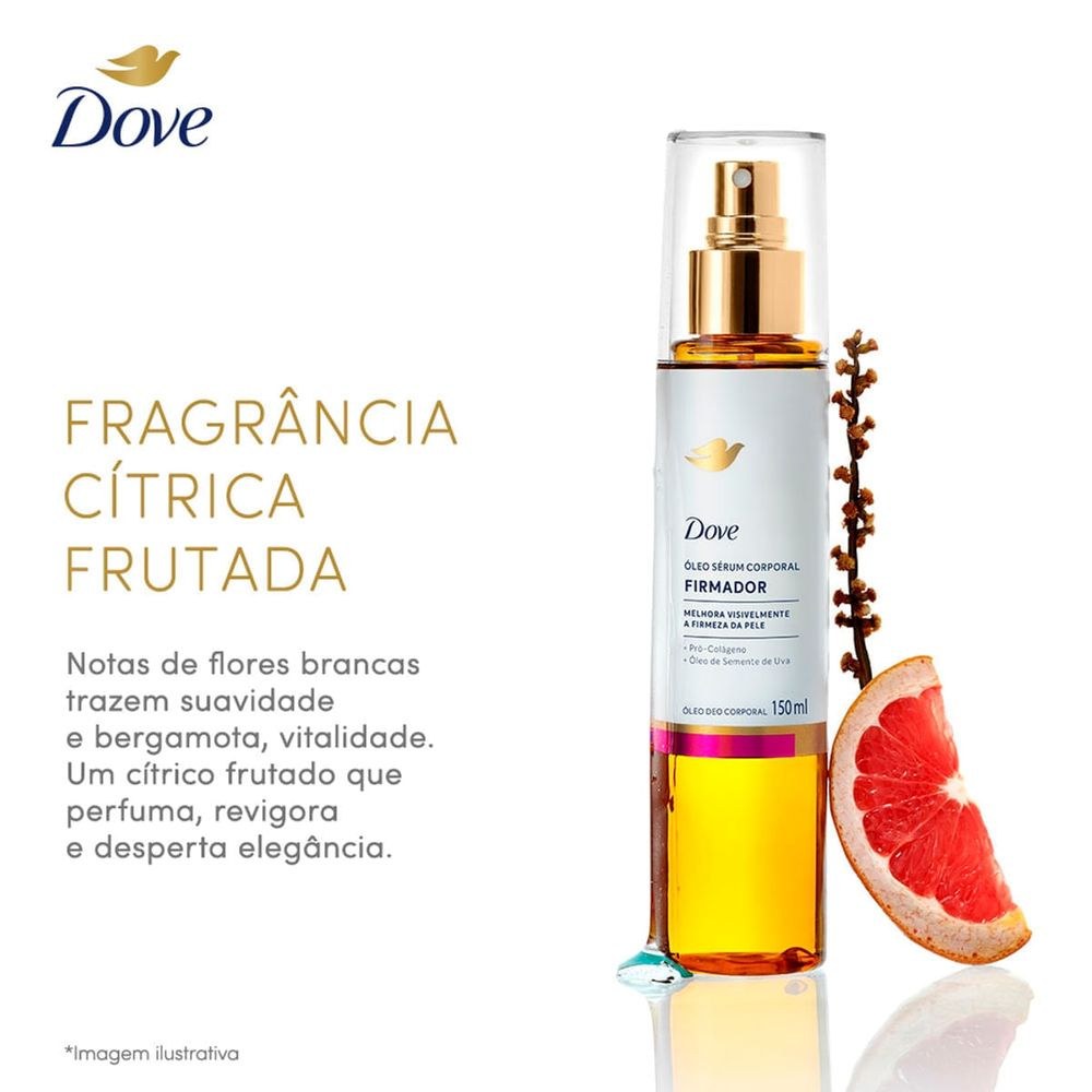 Óleo Corporal Dove Sérum Deo Pró-Colágeno E Óleo De Semente De Uva Firmador Spray150ml — imagem 3 | Farmácia Resyla