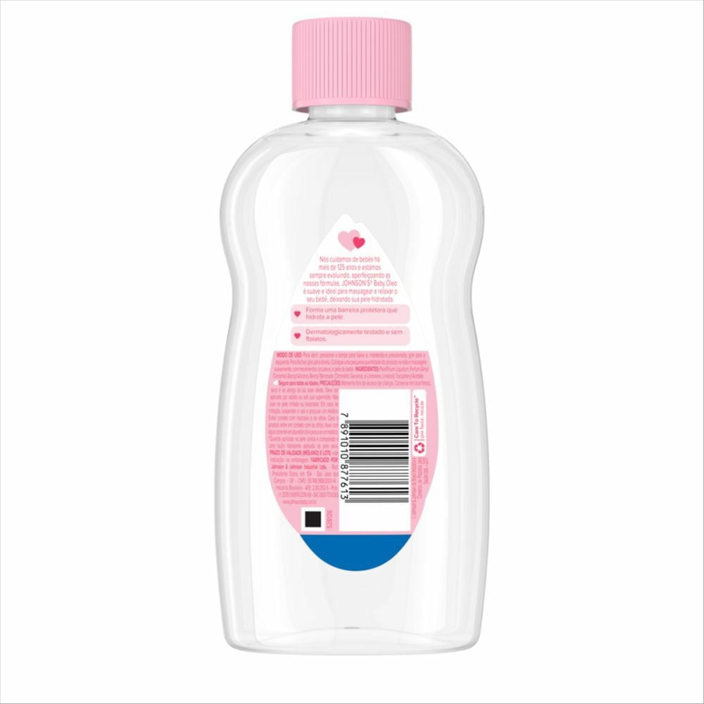 Óleo Corporal Johnson's Baby Bebê Regular 200ml — imagem 2 | Farmácia Resyla