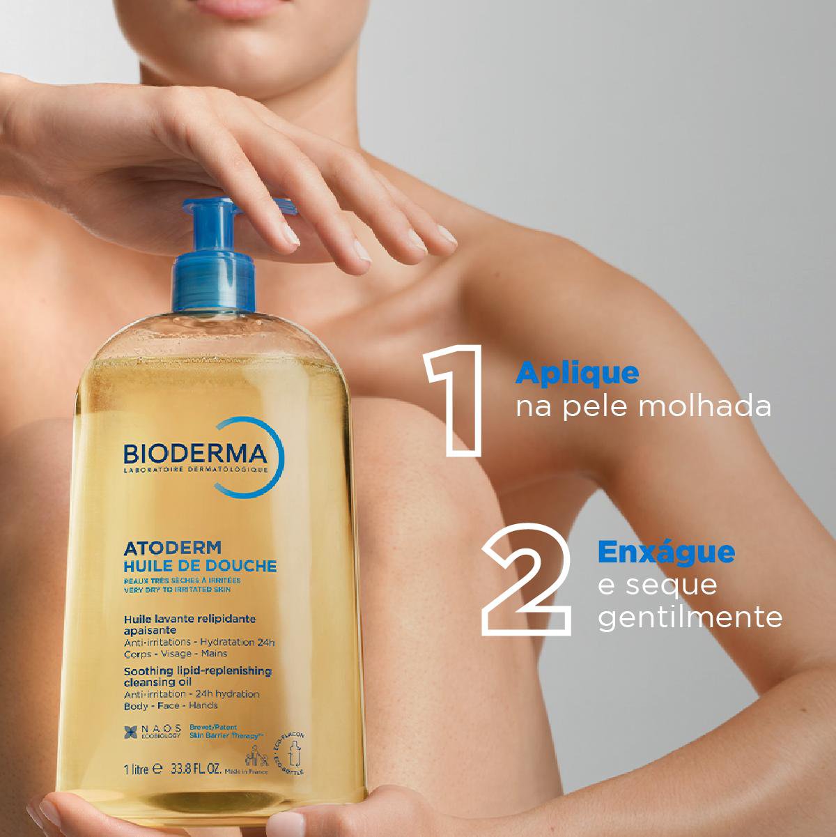 Óleo de Banho Bioderma Atoderm Hidratante 1 Litro — imagem 3 | Farmácia Resyla