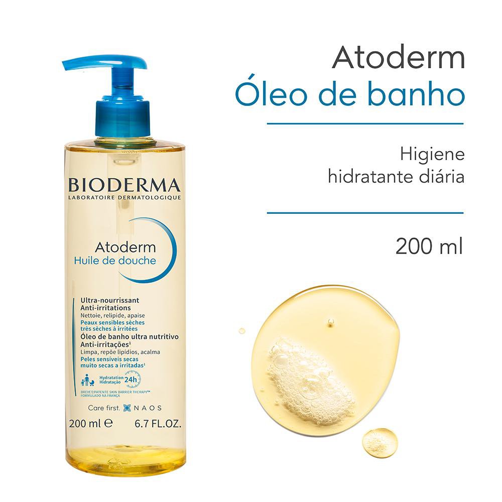 Óleo De Banho Bioderma Atoderm Hidratante 200ml — imagem 2 | Farmácia Resyla