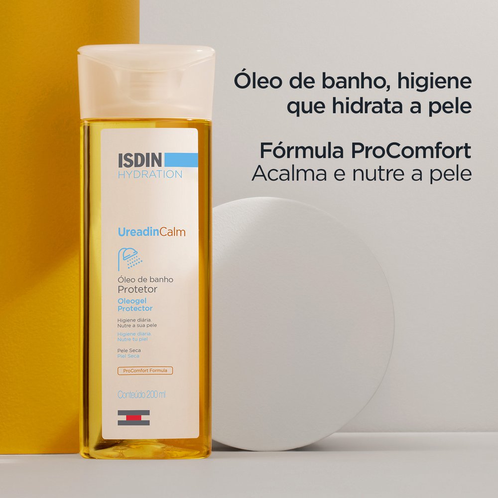 Óleo de Banho Corporal ISDIN Ureadin Calm Protetor 200ml — imagem 3 | Farmácia Resyla