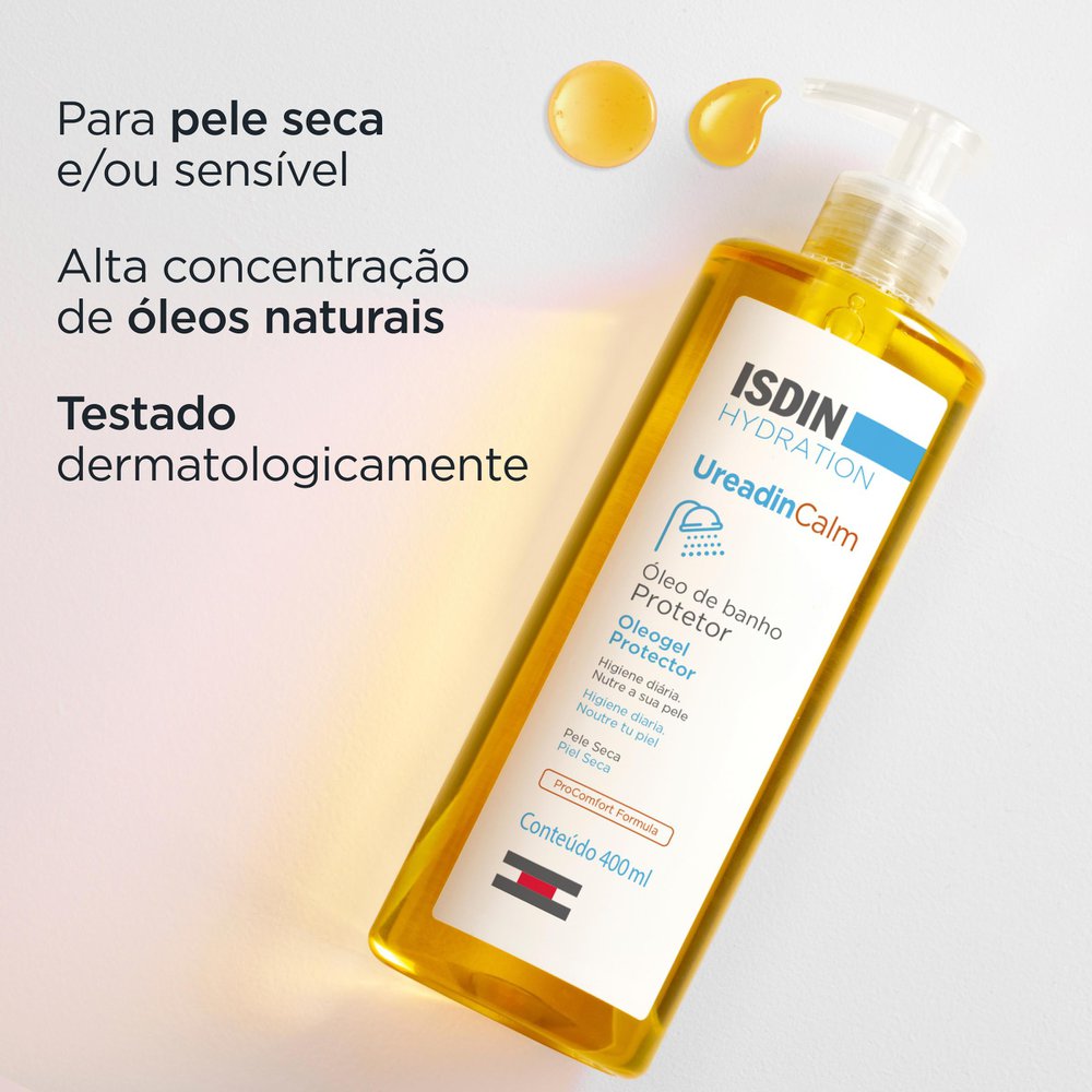 Óleo de Banho ISDIN Ureadin Calm ÓleoGel 400ml — imagem 3 | Farmácia Resyla