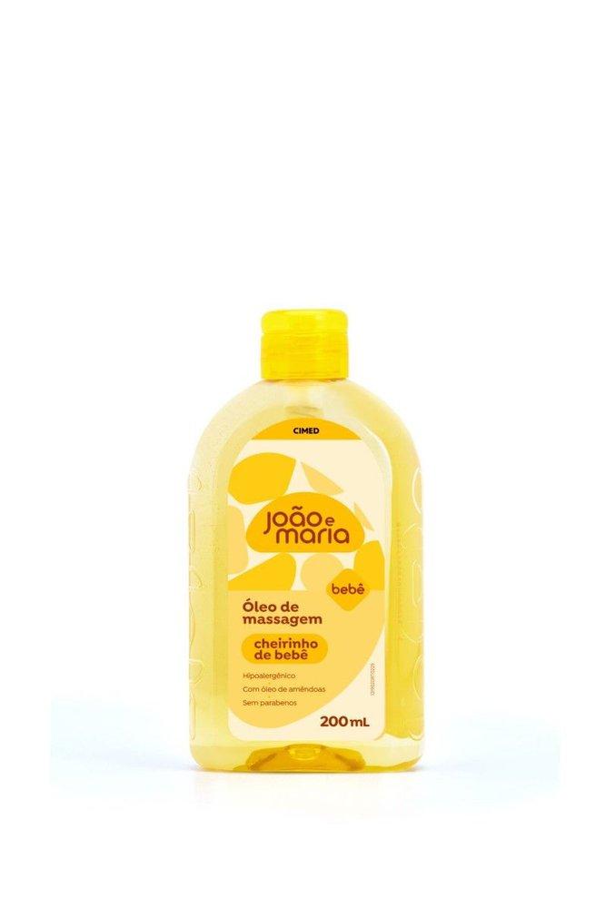 Óleo De Massagem João E Maria Cheirinho De Bebê Com Óleo De Amêndoas 200ml — Cimed | Farmácia Resyla