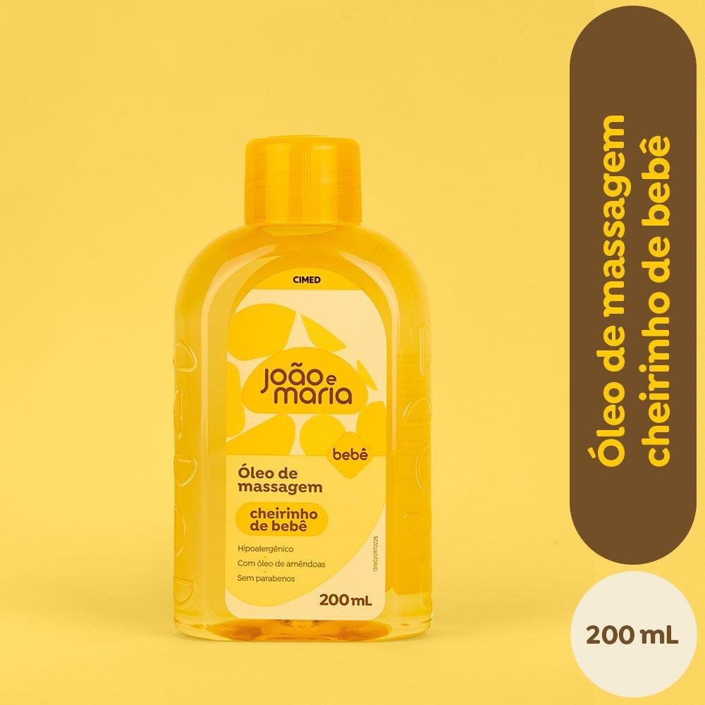 Óleo De Massagem João E Maria Cheirinho De Bebê Com Óleo De Amêndoas 200ml — imagem 2 | Farmácia Resyla