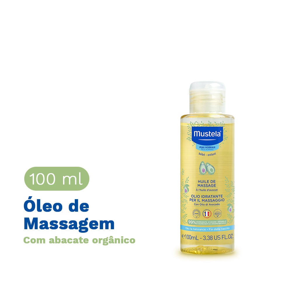 Óleo de Massagem Mustela Infantil Hidratante Calmante 100ml — imagem 2 | Farmácia Resyla