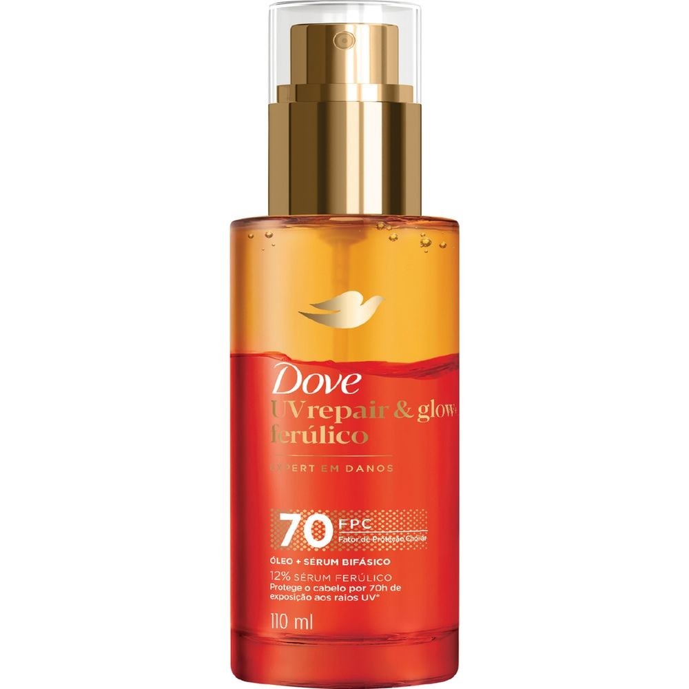 Óleo E Sérum Bifásico Dove 12% Sérum Ferúlico Uv Repair Glow + Ferúlico Spray 110ml — imagem 2 | Farmácia Resyla