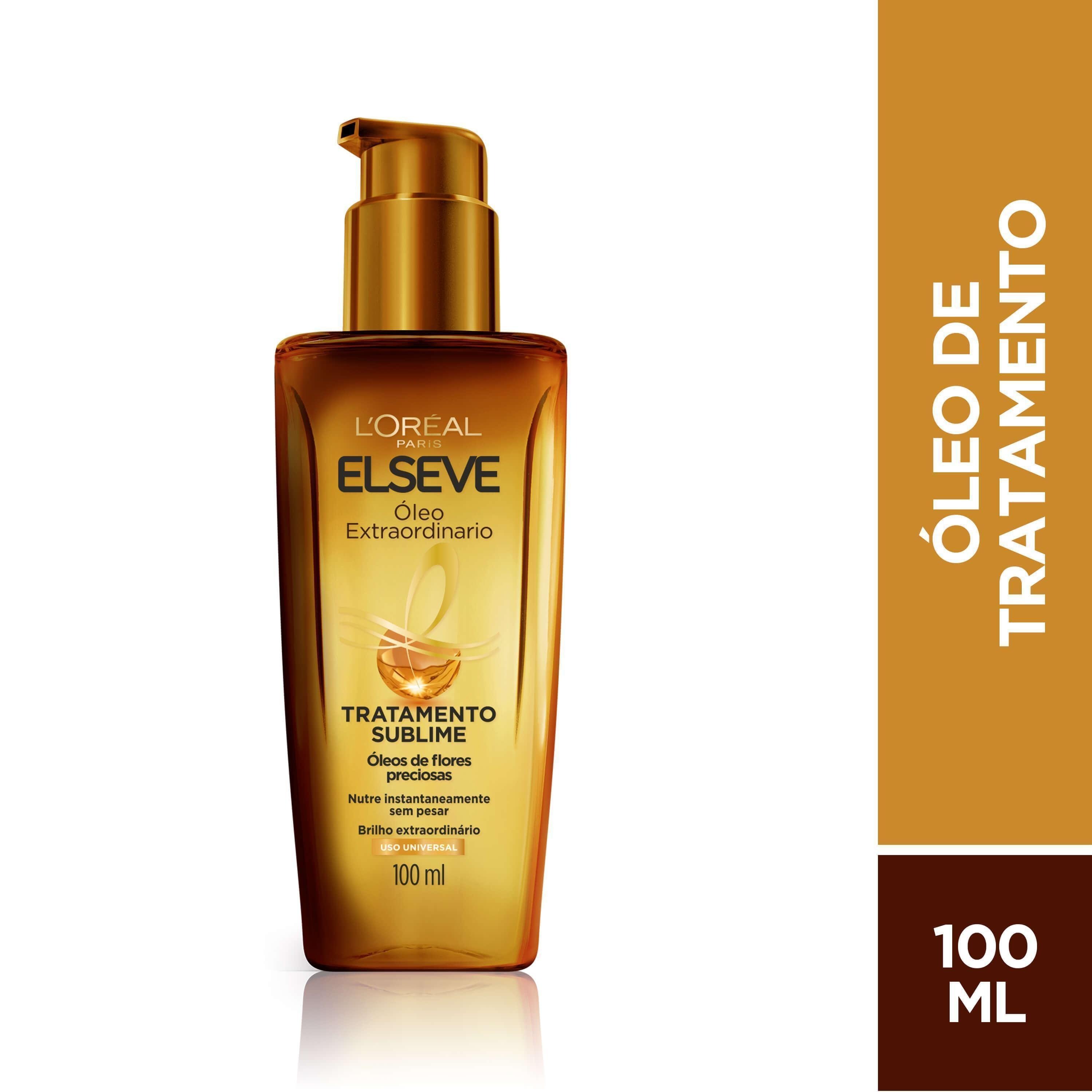 Óleo Extraordinário Tratamento Reconstrutor Elseve L'oréal Paris Com 100ml — Elseve | Farmácia Resyla