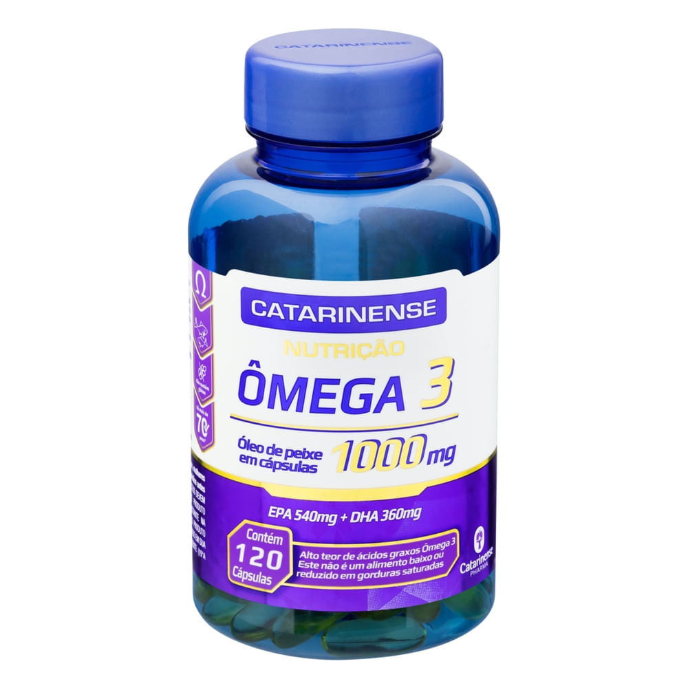 Ômega 3 Catarinense 1000mg 120 Cápsulas — imagem 2 | Farmácia Resyla