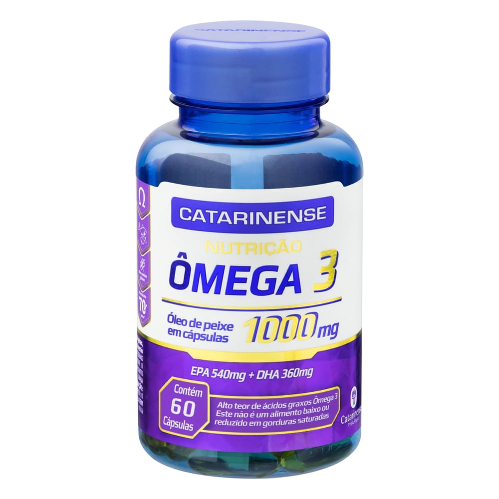 Ômega 3 Óleo de Peixe 1000mg 60 Cápsulas — imagem 2 | Farmácia Resyla