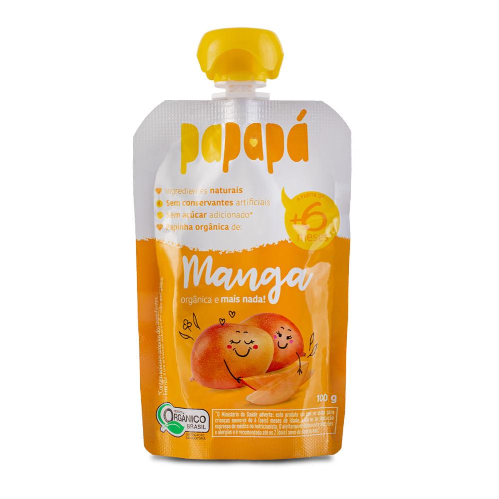Papinha Infantil Papapá Orgânica Sabor Manga +6 meses 100g — Papapá | Farmácia Resyla