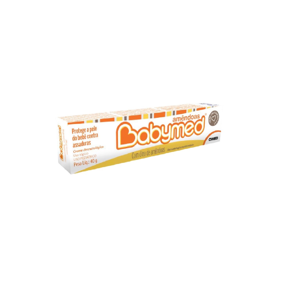 Pomada para Assadura Babymed Óleo de Amêndoas 40g — Babymed | Farmácia Resyla