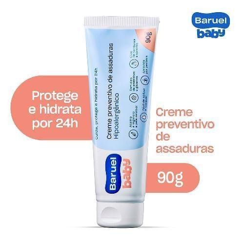 Pomada para Assadura Baruel Baby Óleo de Amêndoas Hipoalergênica 90g — Baruel Baby | Farmácia Resyla