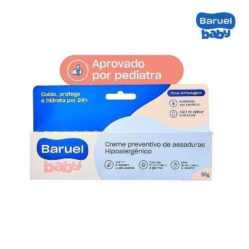 Pomada para Assadura Baruel Baby Óleo de Amêndoas Hipoalergênica 90g — imagem 2 | Farmácia Resyla