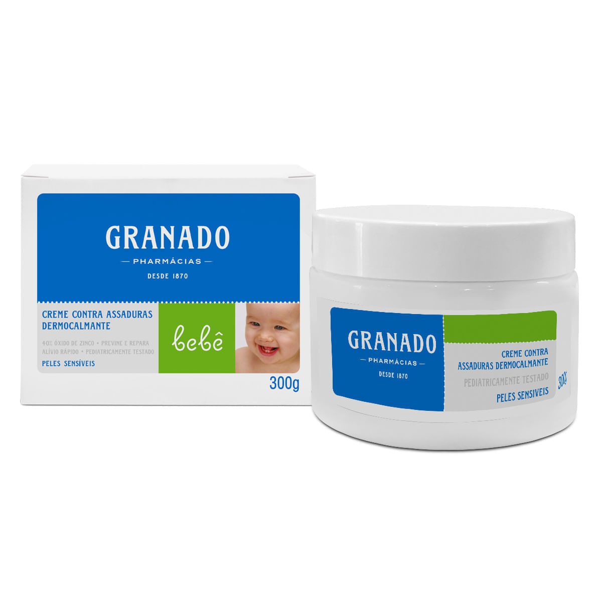 Pomada para Assadura Granado Bebê Pele Sensível Recém-Nascido 300g — Granado | Farmácia Resyla