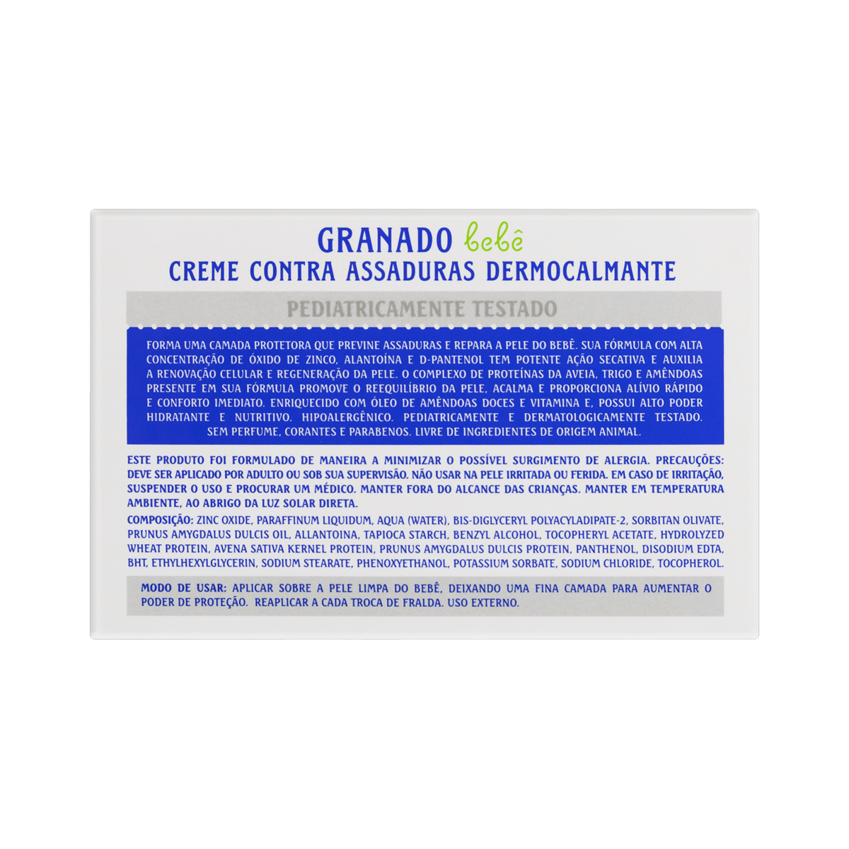 Pomada para Assadura Granado Bebê Pele Sensível Recém-Nascido 300g — imagem 4 | Farmácia Resyla