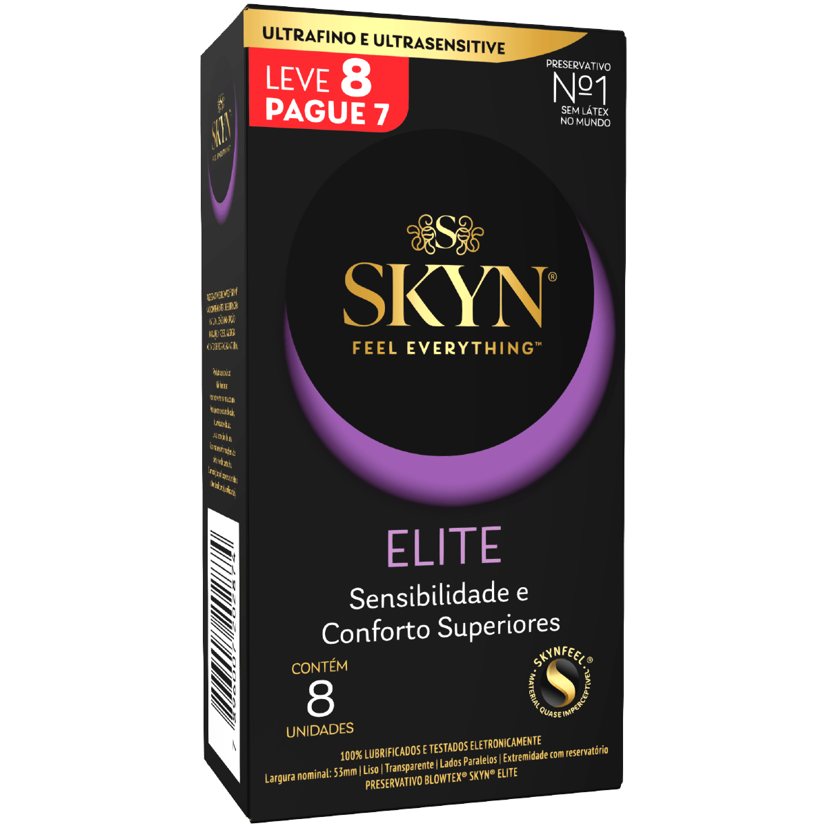 Preservativo Blowtex Skyn Sinta Tudo Elite Lubrificado Ultrafino Ultra Sensitive 8 Unidades — Skyn | Farmácia Resyla