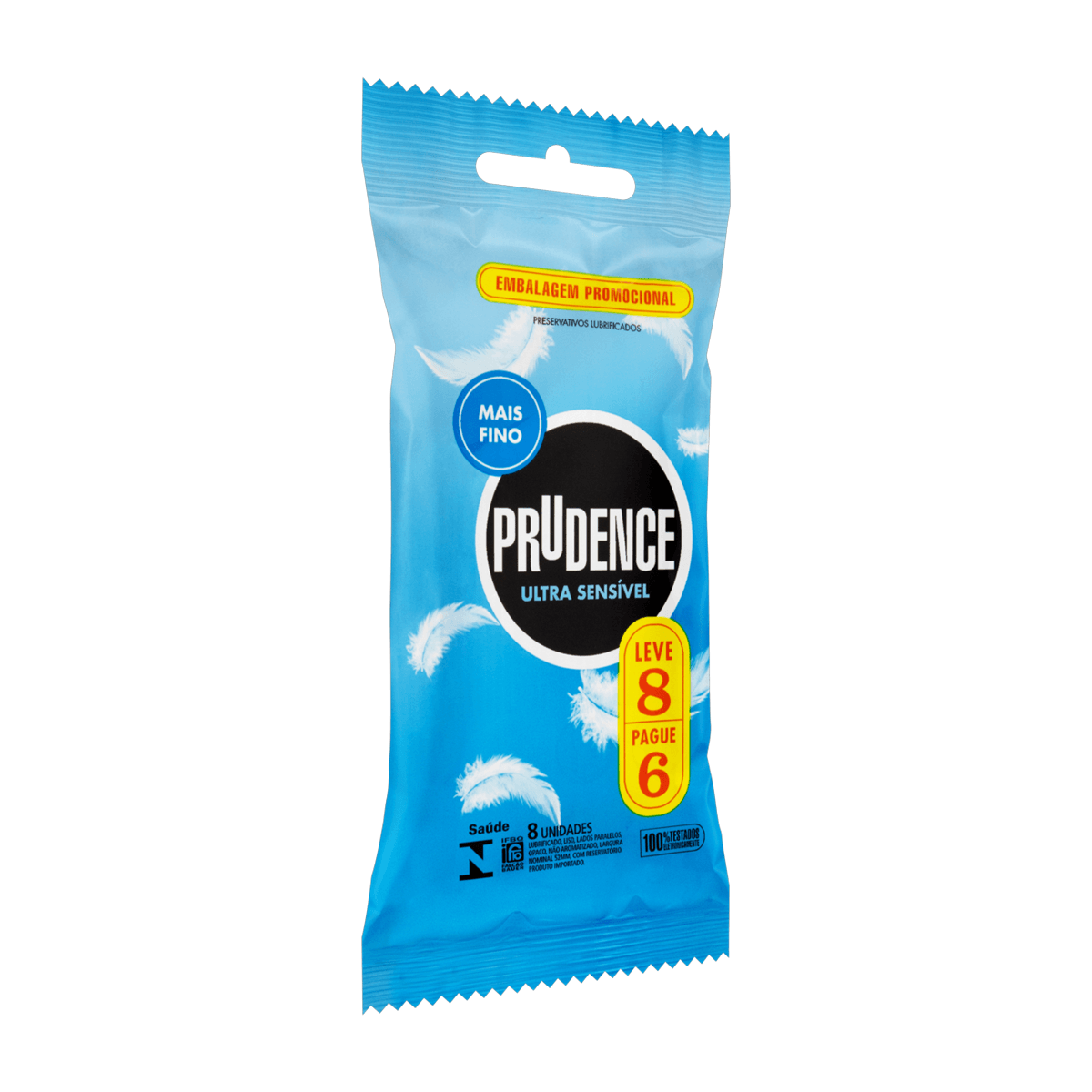 Preservativo Prudence Ultra Sensível Lubrificado 8 Unidades — imagem 2 | Farmácia Resyla
