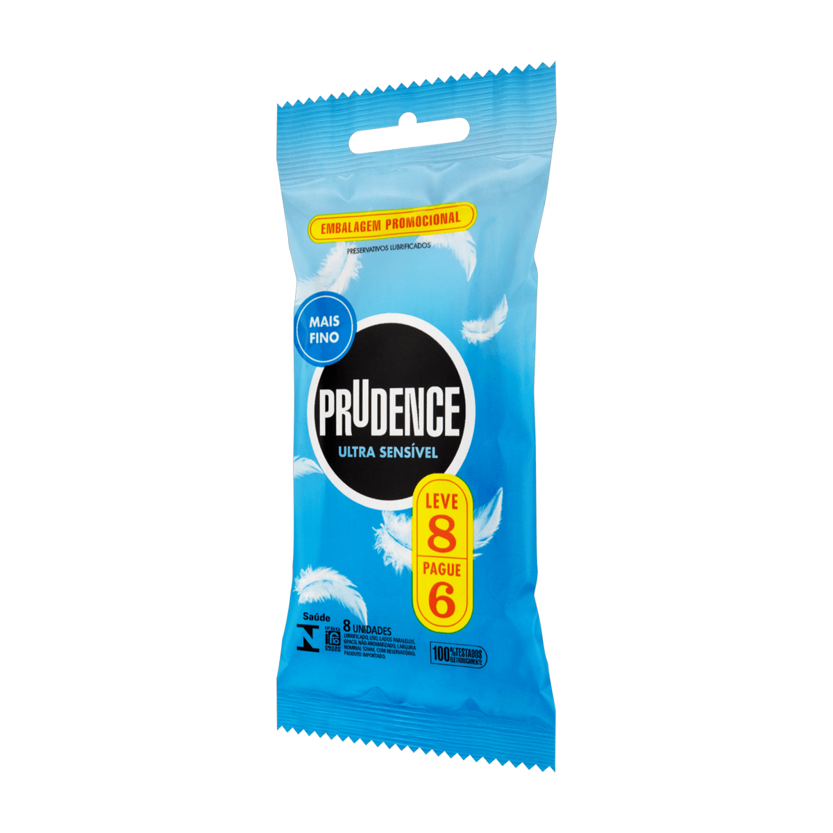Preservativo Prudence Ultra Sensível Lubrificado 8 Unidades — imagem 3 | Farmácia Resyla