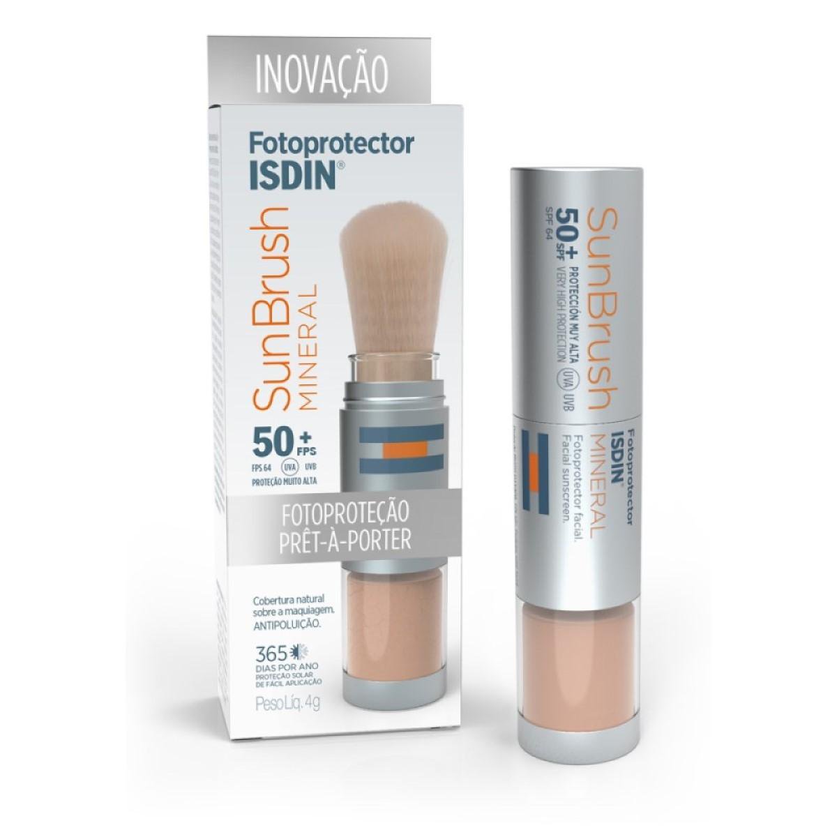 Protetor Solar Em Pó Isdin Sun Brush Mineral Fps 50+ - 4g — Isdin | Farmácia Resyla