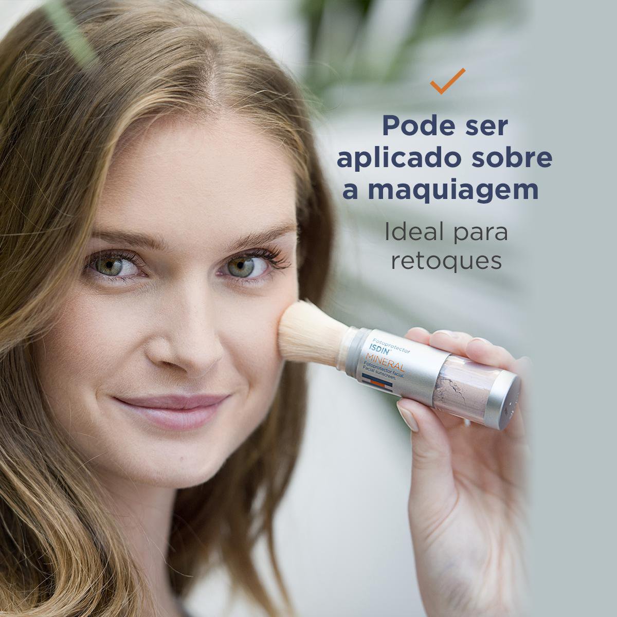 Protetor Solar Em Pó Isdin Sun Brush Mineral Fps 50+ - 4g — imagem 4 | Farmácia Resyla