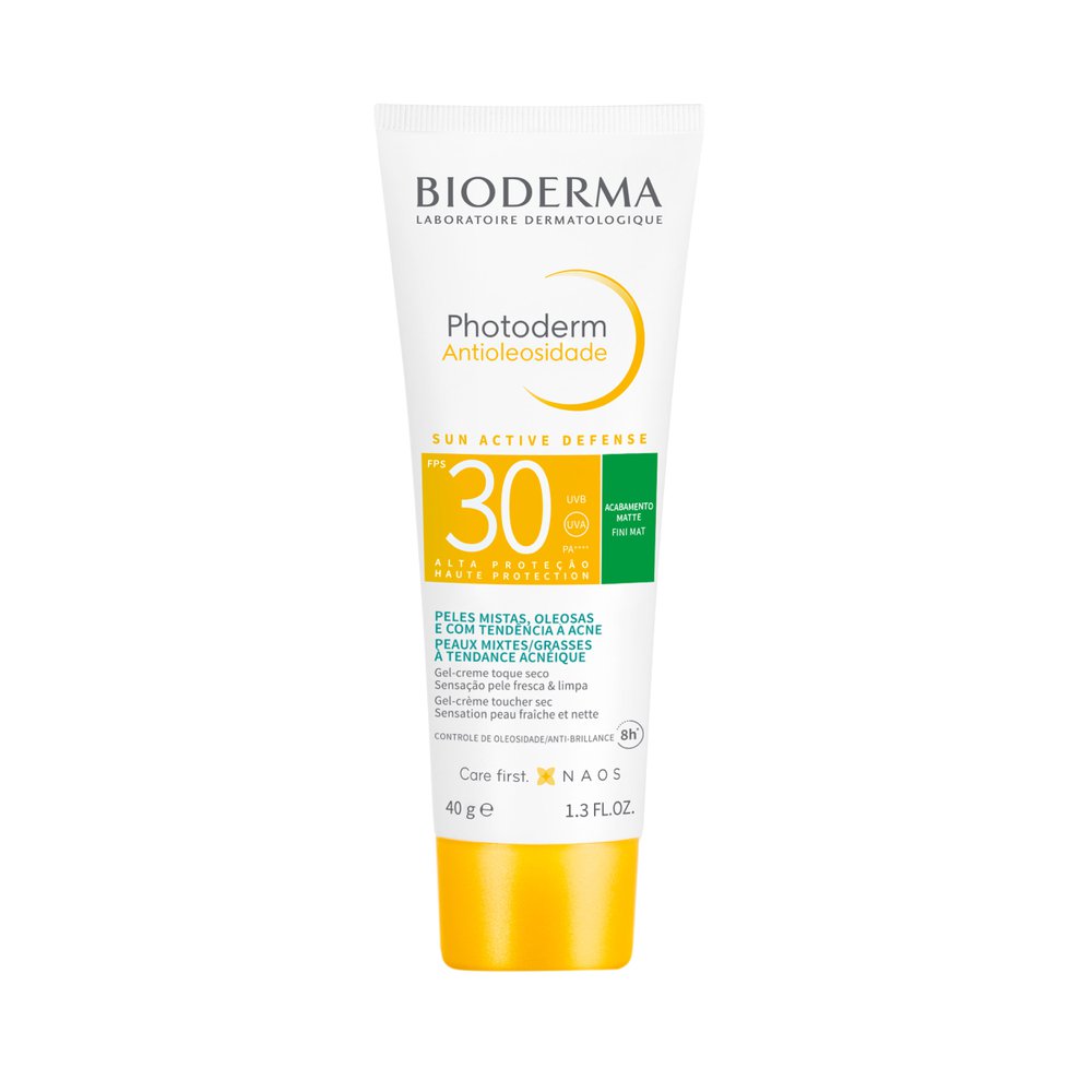 Protetor Solar Facial Bioderma Photoderm Antioleosidade FPS30 40g — Bioderma | Farmácia Resyla