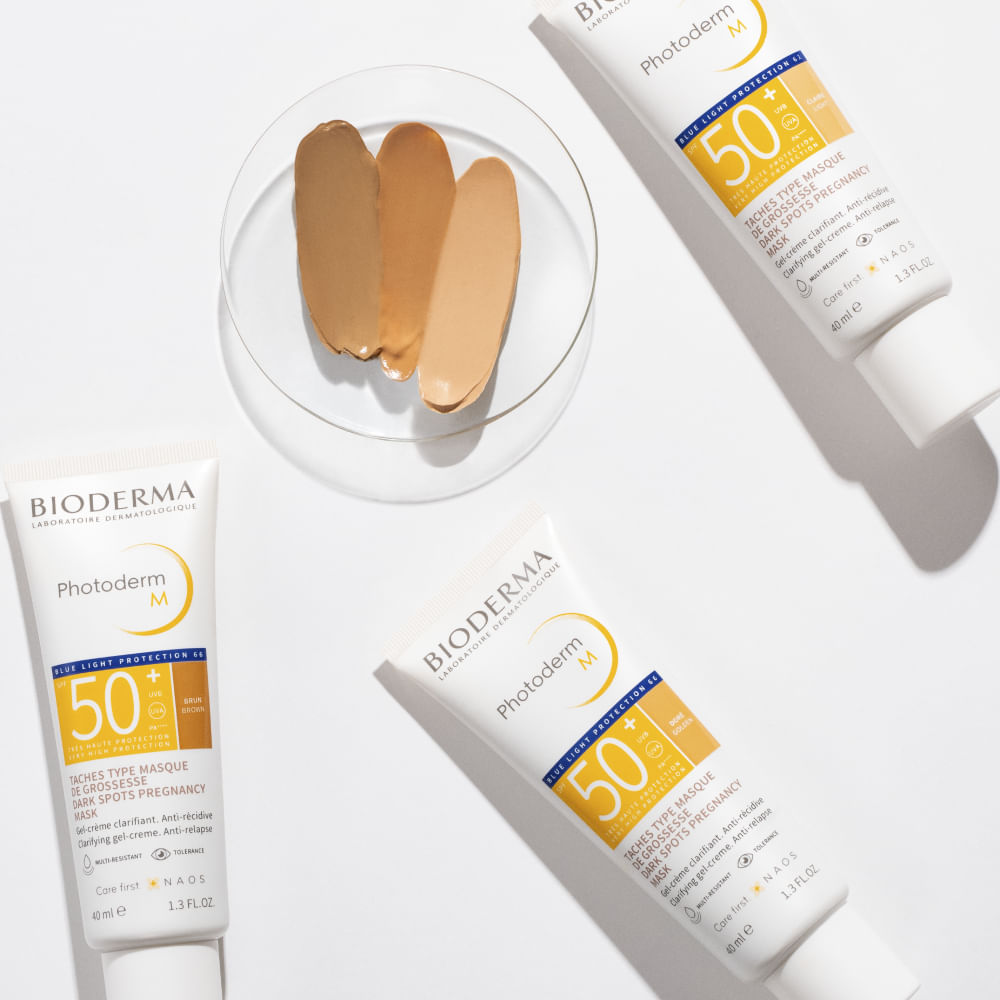 Protetor Solar Facial Bioderma Photoderm M Ação Clareadora FPS 50+ Cor 2.0 40ml — imagem 3 | Farmácia Resyla