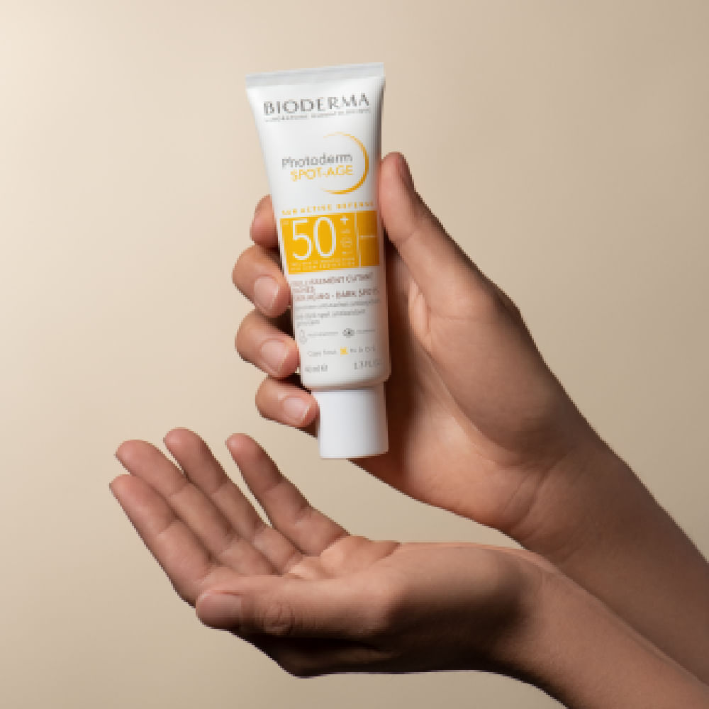 Protetor Solar Facial Bioderma Photoderm Spot Age FPS50+ Anti-idade Anti-marcas 40ml — imagem 3 | Farmácia Resyla