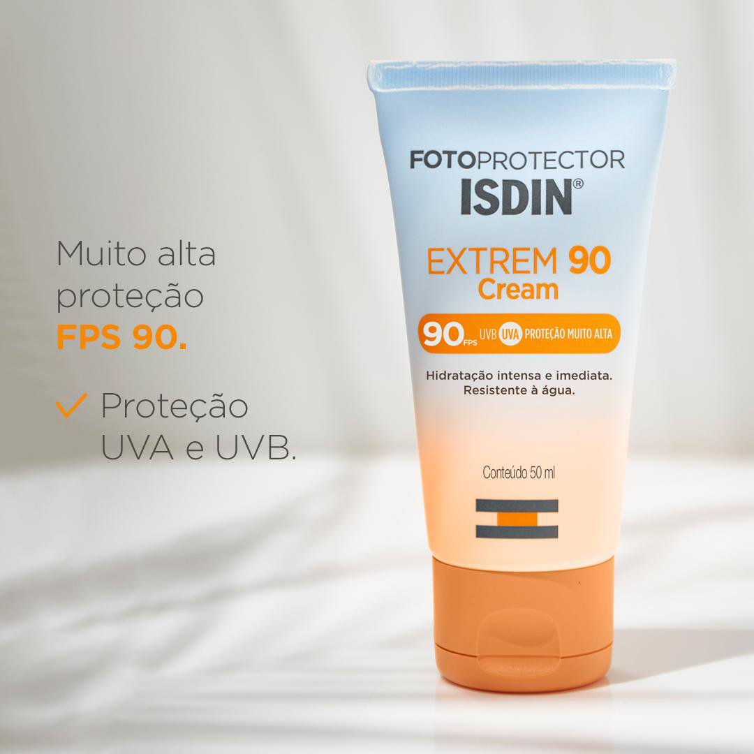 Protetor Solar Facial ISDIN Extrem 90 Cream FPS90 50ml — imagem 3 | Farmácia Resyla