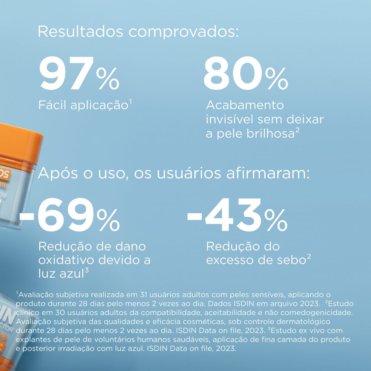 Protetor Solar Facial ISDIN Invisible Stick FPS50 Stick 10g — imagem 4 | Farmácia Resyla