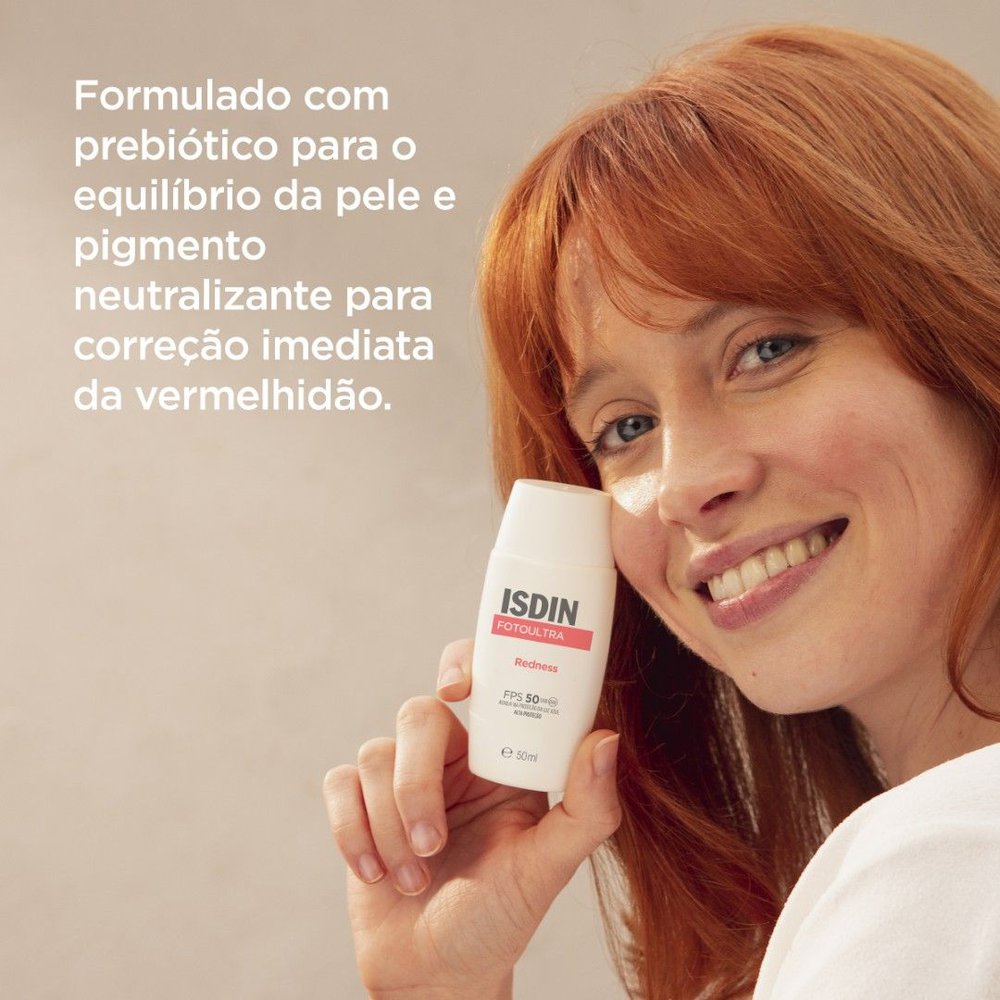 Protetor Solar Facial ISDIN Redness FPS50 50ml — imagem 3 | Farmácia Resyla
