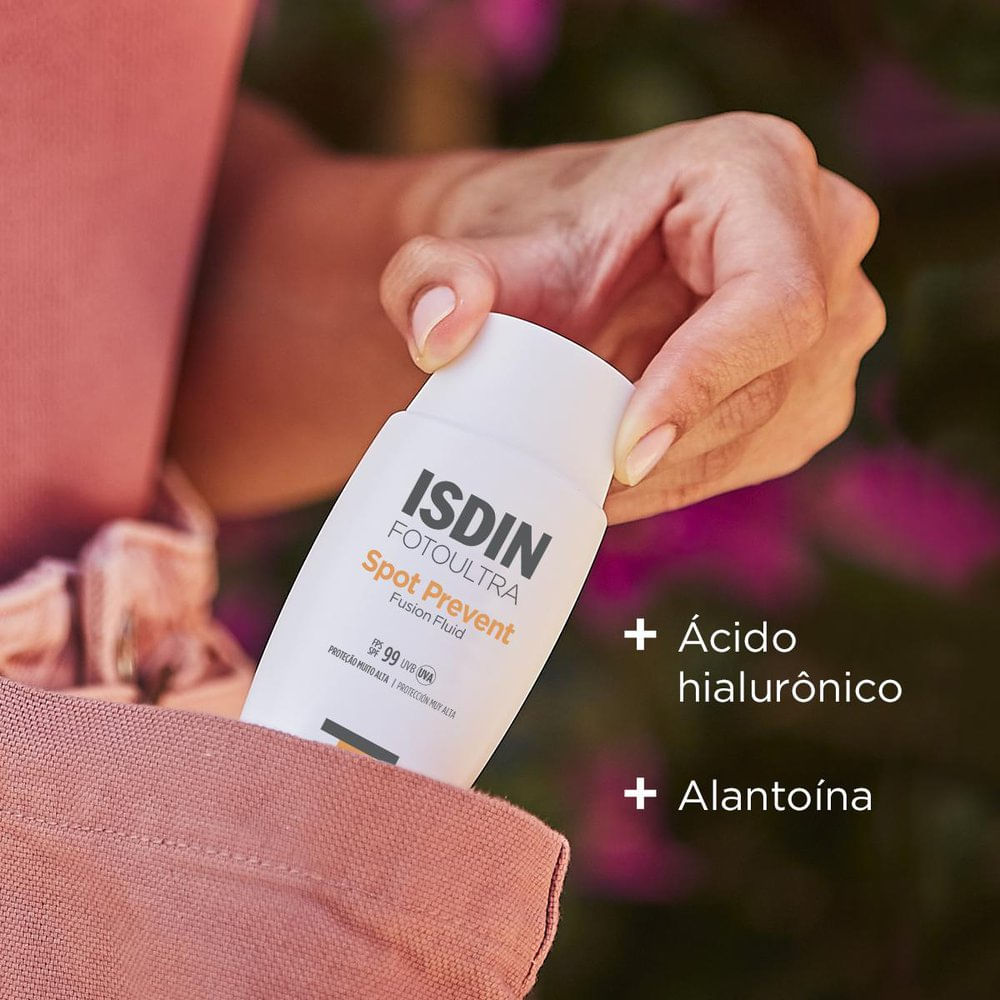 Protetor Solar Facial ISDIN Spot Prevent FPS99 Fusion Fluid 50ml — imagem 4 | Farmácia Resyla