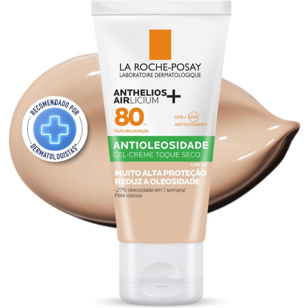 Protetor Solar Facial La Roche-Posay Anthelios Airlicium+ FPS80 Cor 1.0 40g — La Roche-Posay | Farmácia Resyla