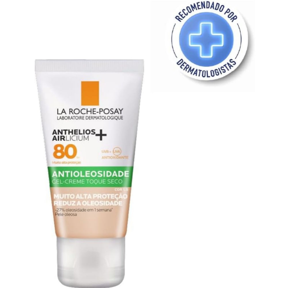 Protetor Solar Facial La Roche-Posay Anthelios Airlicium+ FPS80 Cor 1.0 40g — imagem 2 | Farmácia Resyla