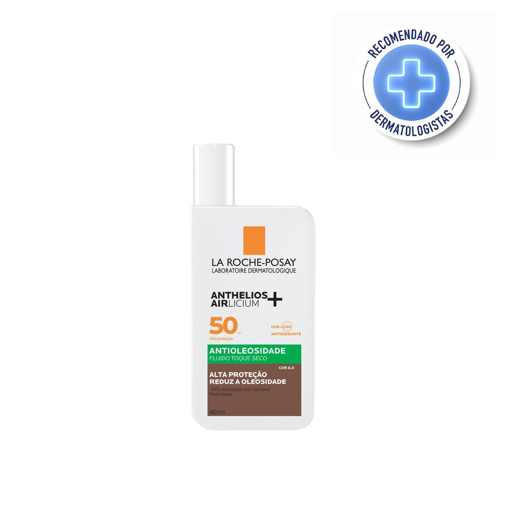 Protetor Solar Facial La Roche-Posay Anthelios Airlicium+ FPS50 Cor 6.0 40ml — La Roche-Posay | Farmácia Resyla