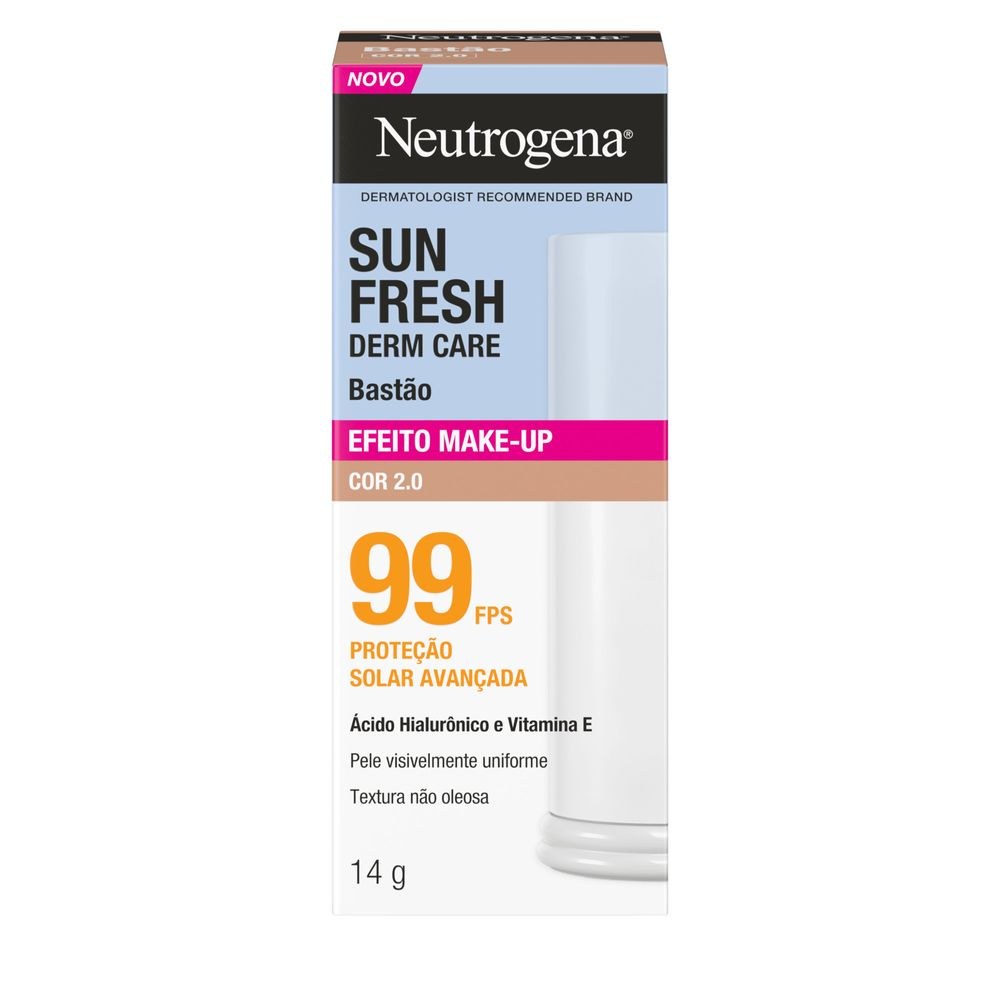 Protetor Solar Facial Neutrogena Sun Fresh Derm Care Fps 99 Cor 2.0 14g — imagem 2 | Farmácia Resyla