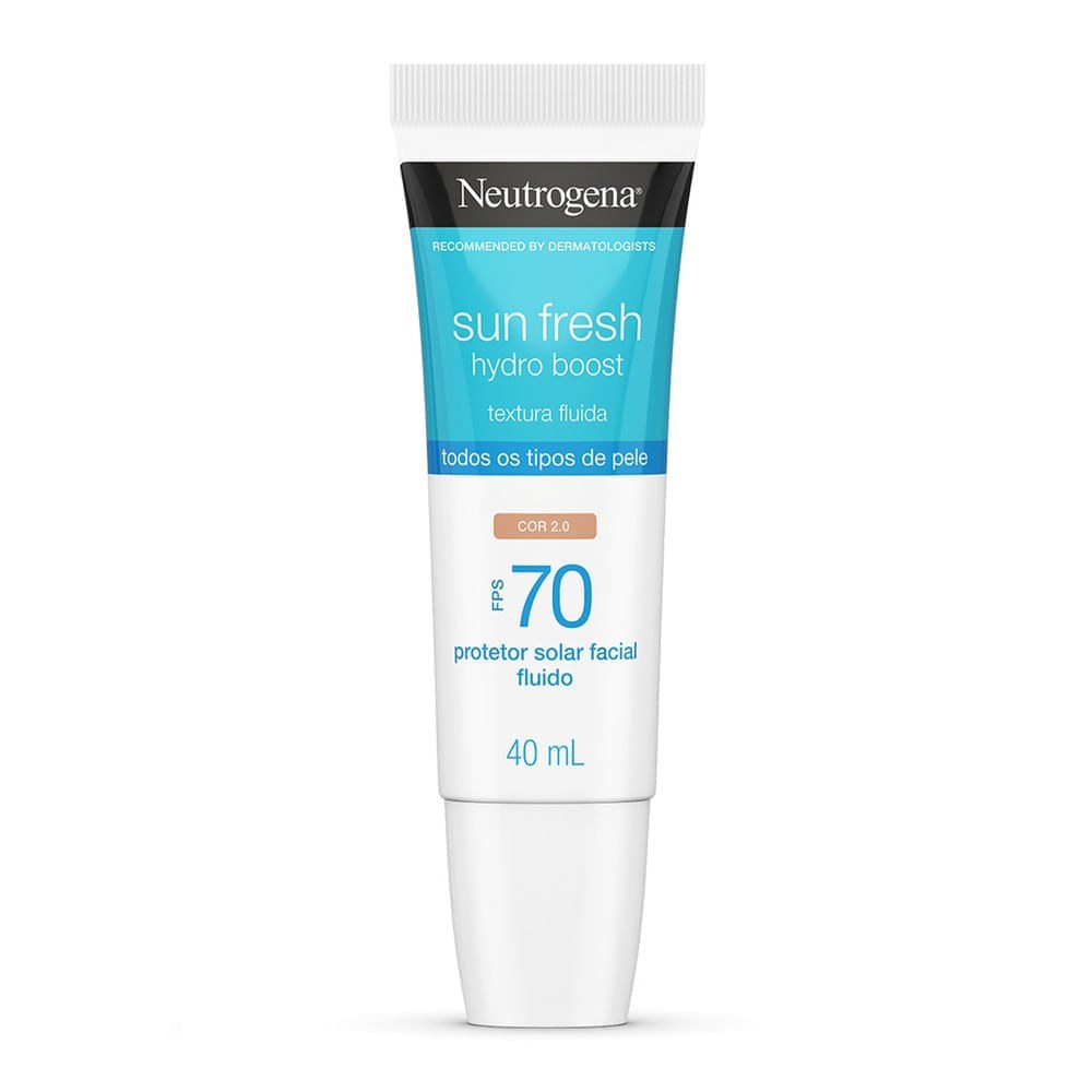 Protetor Solar Facial Neutrogena Sun Fresh Hydro Boost FPS70 Cor 2.0 40ml — imagem 3 | Farmácia Resyla